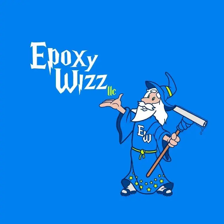 Epoxy Wizz Mascot - Your Friendly Flooring Companion